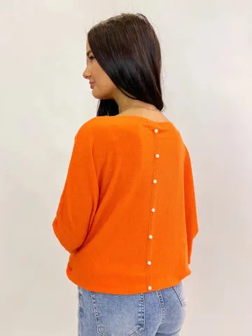 Orange Elba Knit Jumper - Kate & Pippa