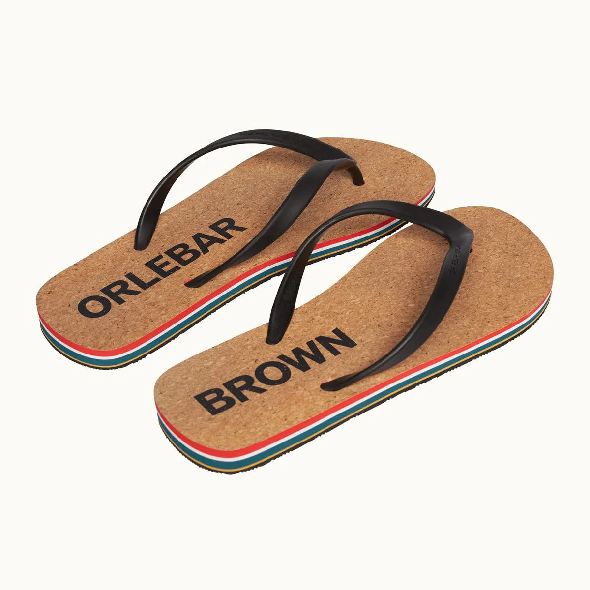 Orlebar Brown - Haston Stripe Flip Flops