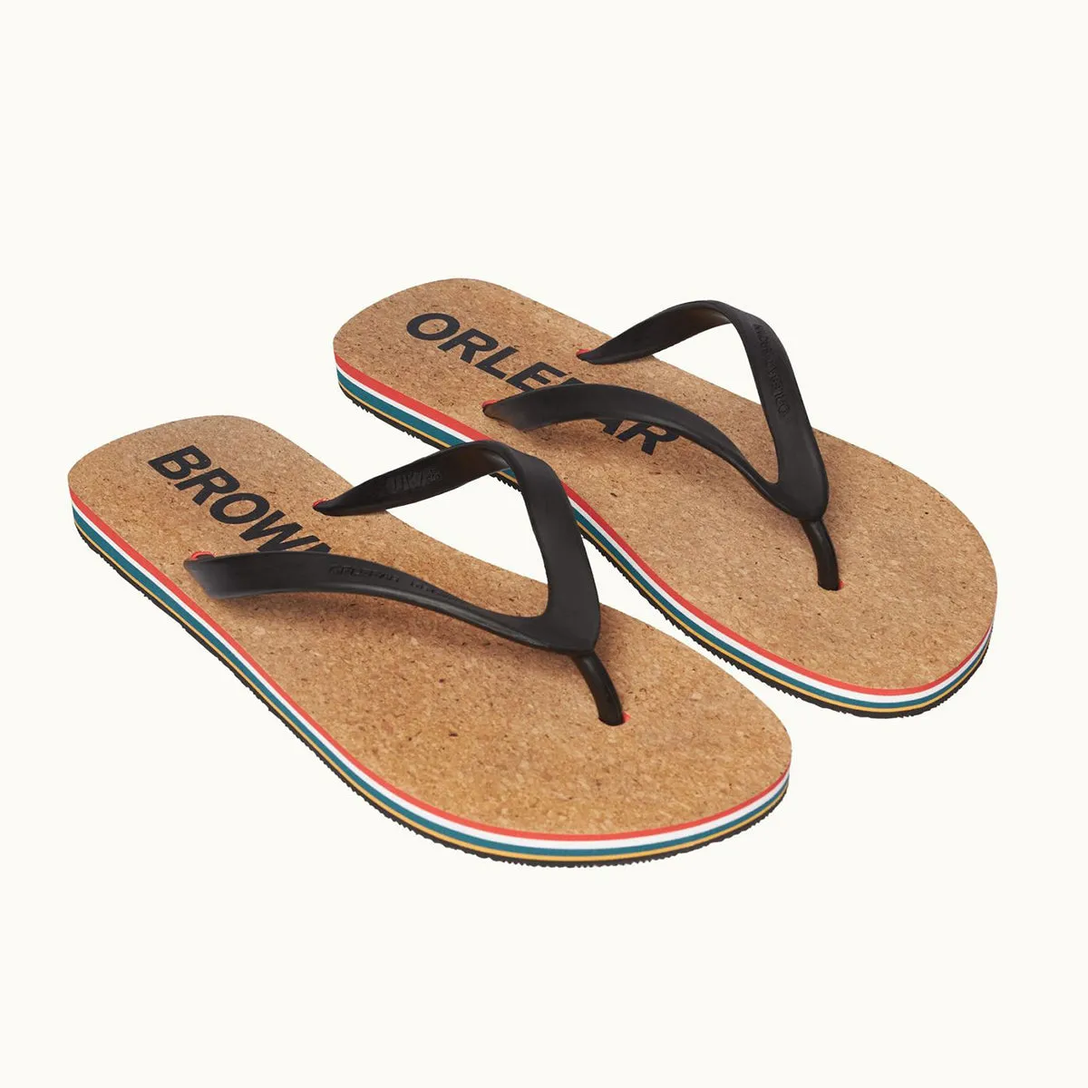 Orlebar Brown - Haston Stripe Flip Flops