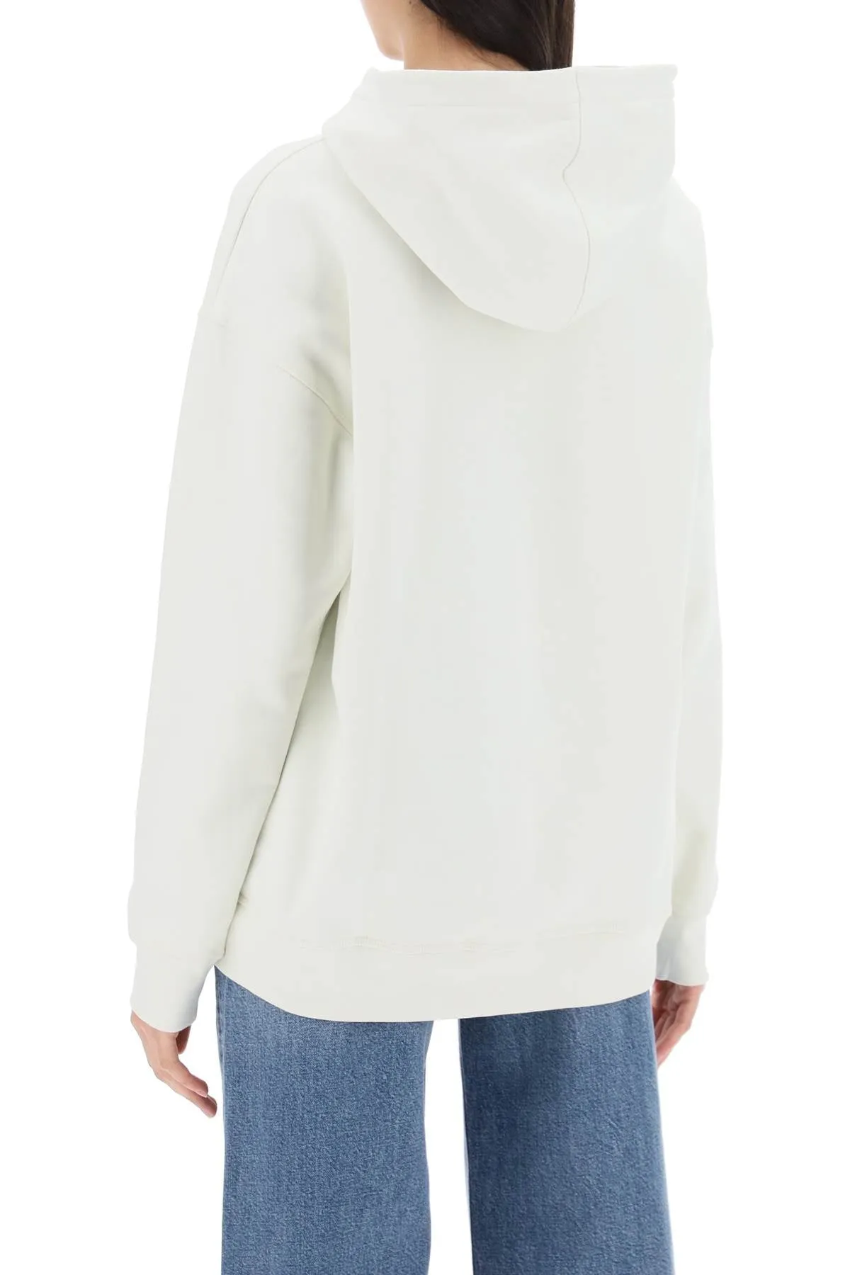 oversized isoli hooded T3873 EGRET