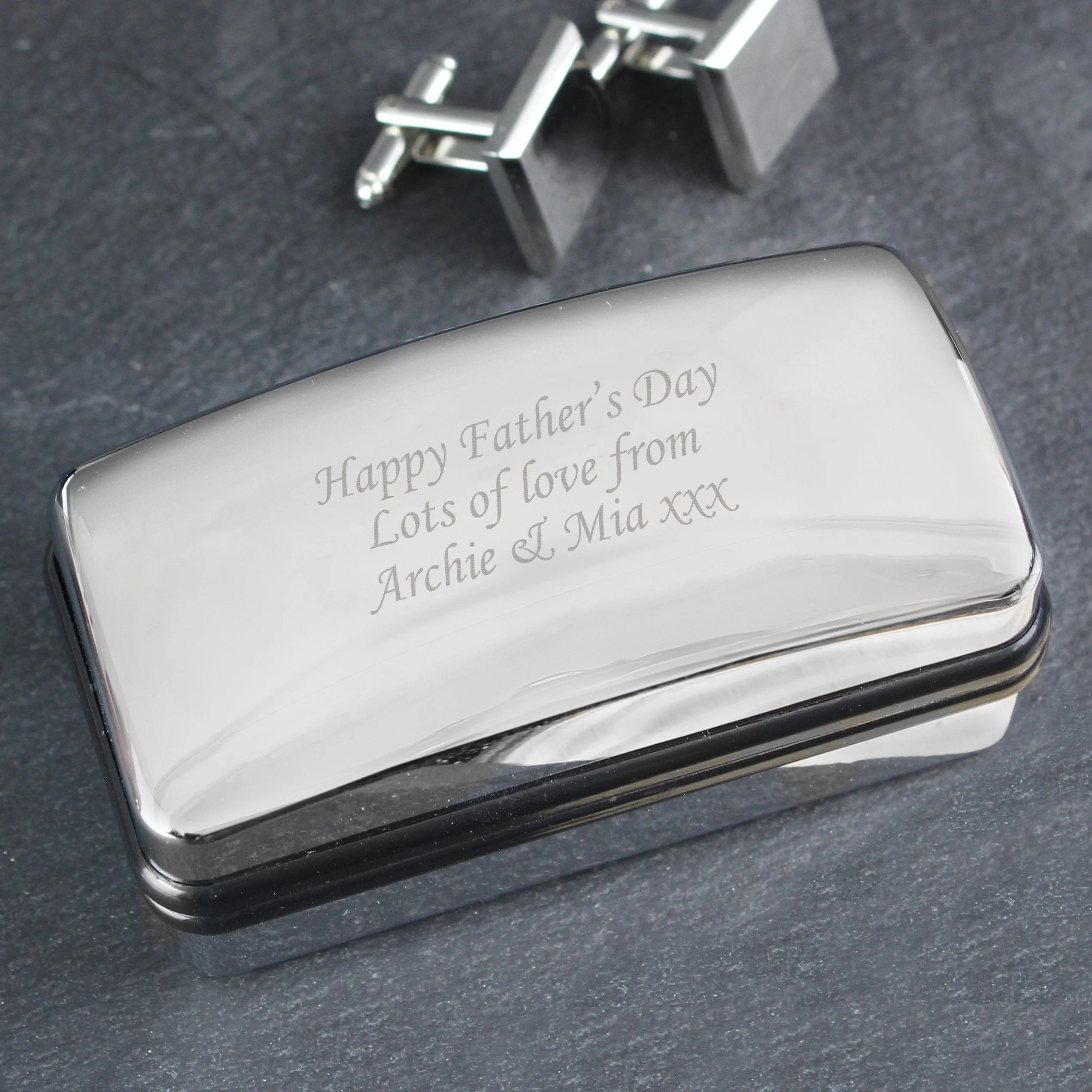 Personalised Cufflink Box