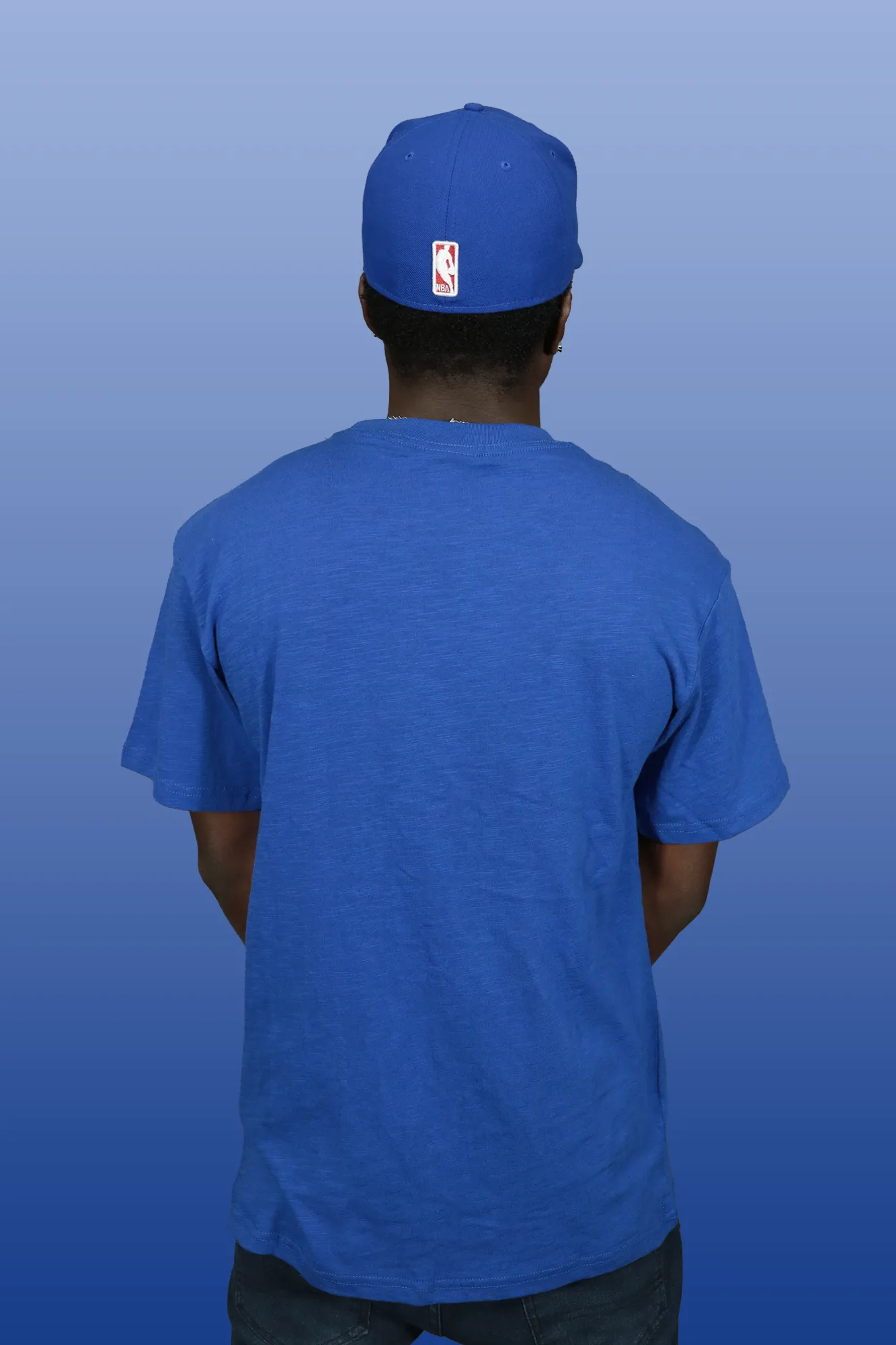 Philadelphia 76ers Sixers Wordmark Hardwood Classics Legendary Slub Tee | Royal T-shirt