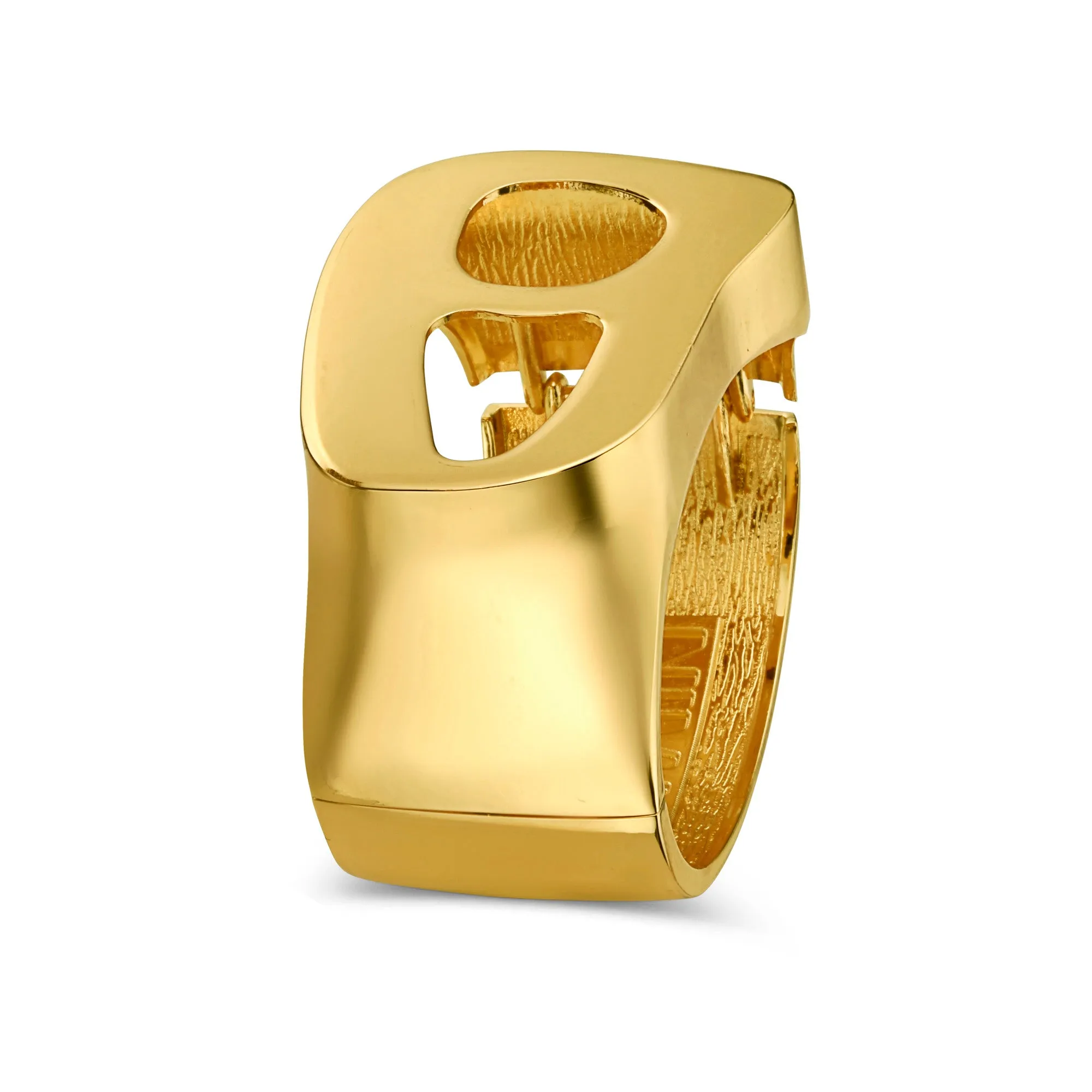 Polished Yellow Gold Cuff