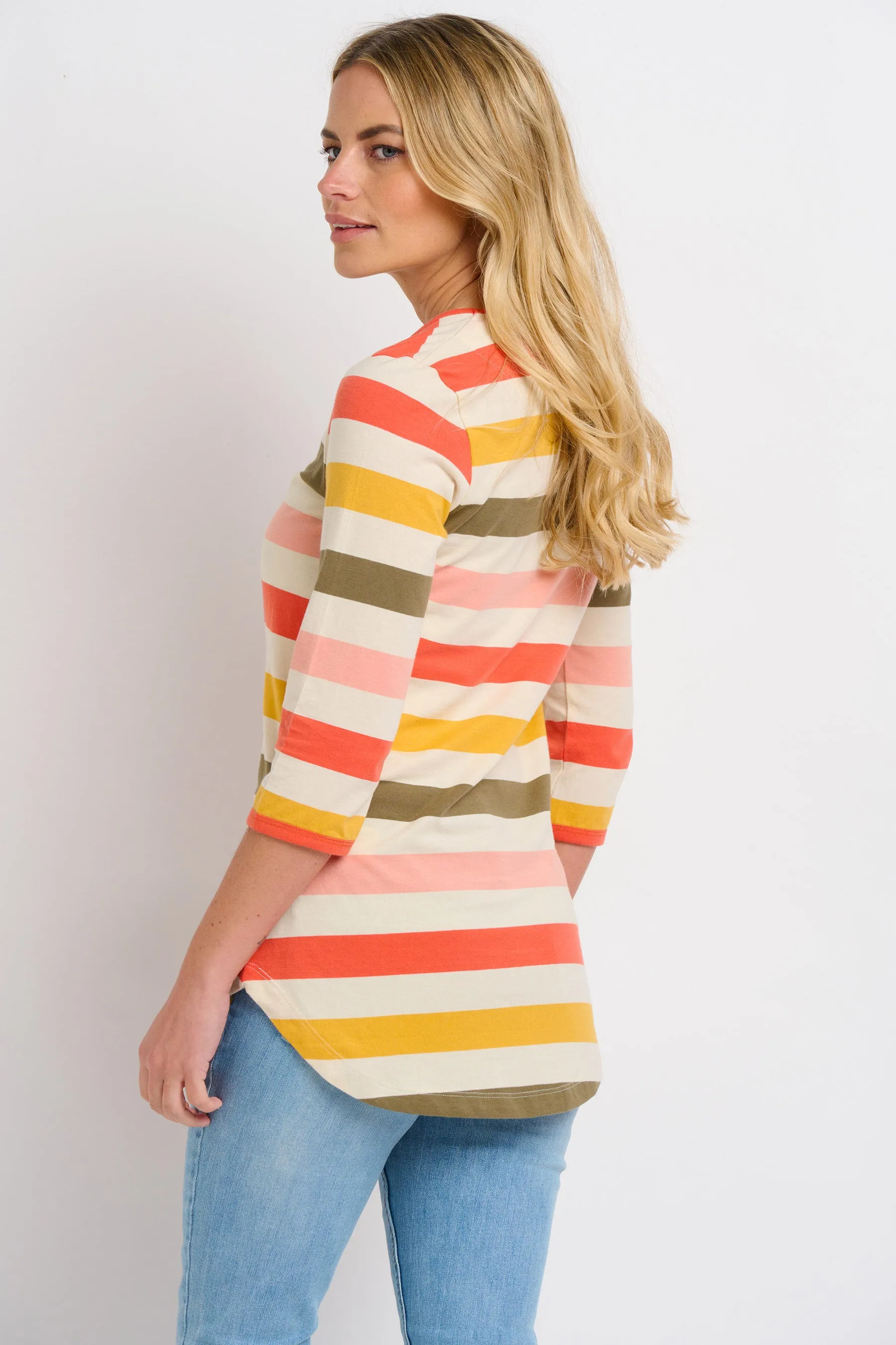 Poppy Stripe Tee