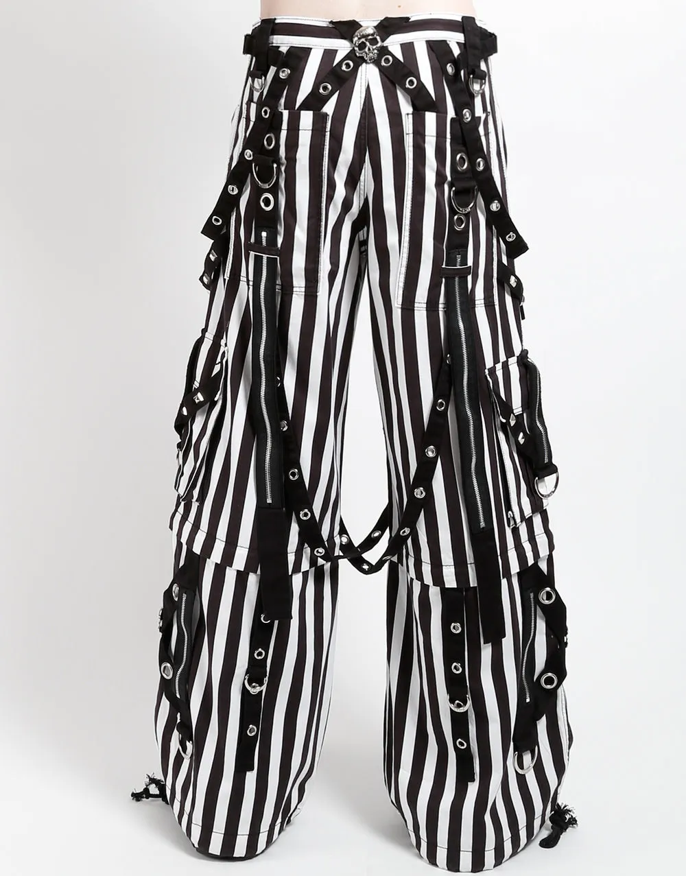 Power Stripe Pant Black/White