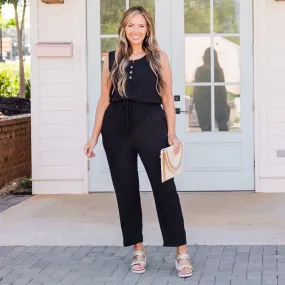 Raven Jumpsuit, Black