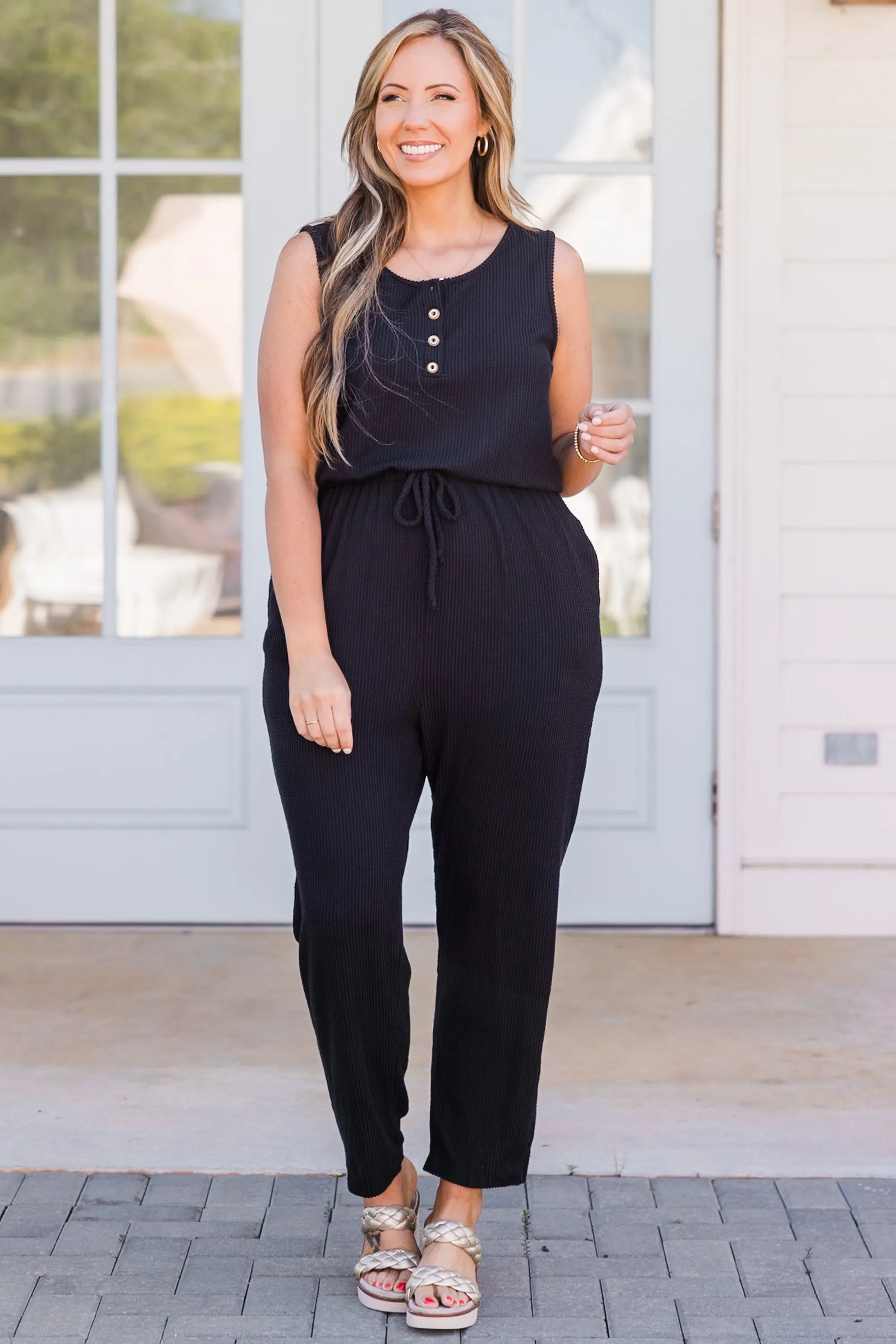 Raven Jumpsuit, Black