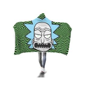 RICK GREEN HOODED BLANKET