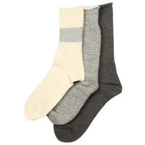 RoToTo - Special Trio Socks - Gray