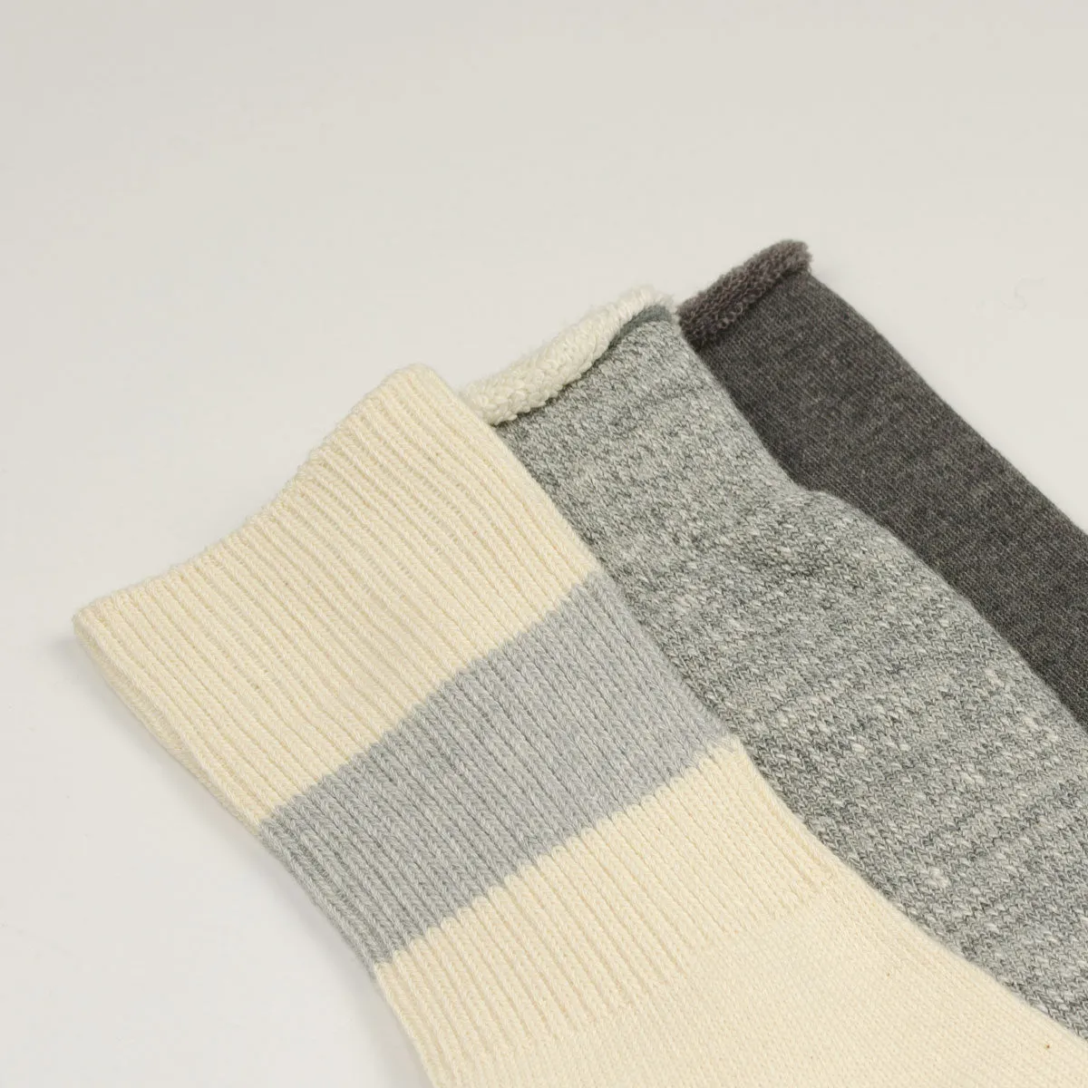 RoToTo - Special Trio Socks - Gray