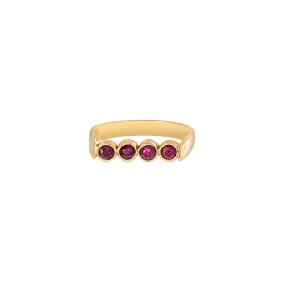 Ruby Bezel Ring