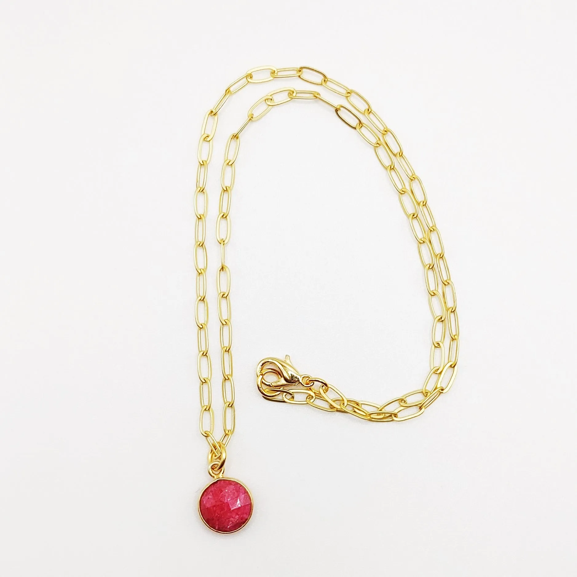 Ruby Wink Necklace