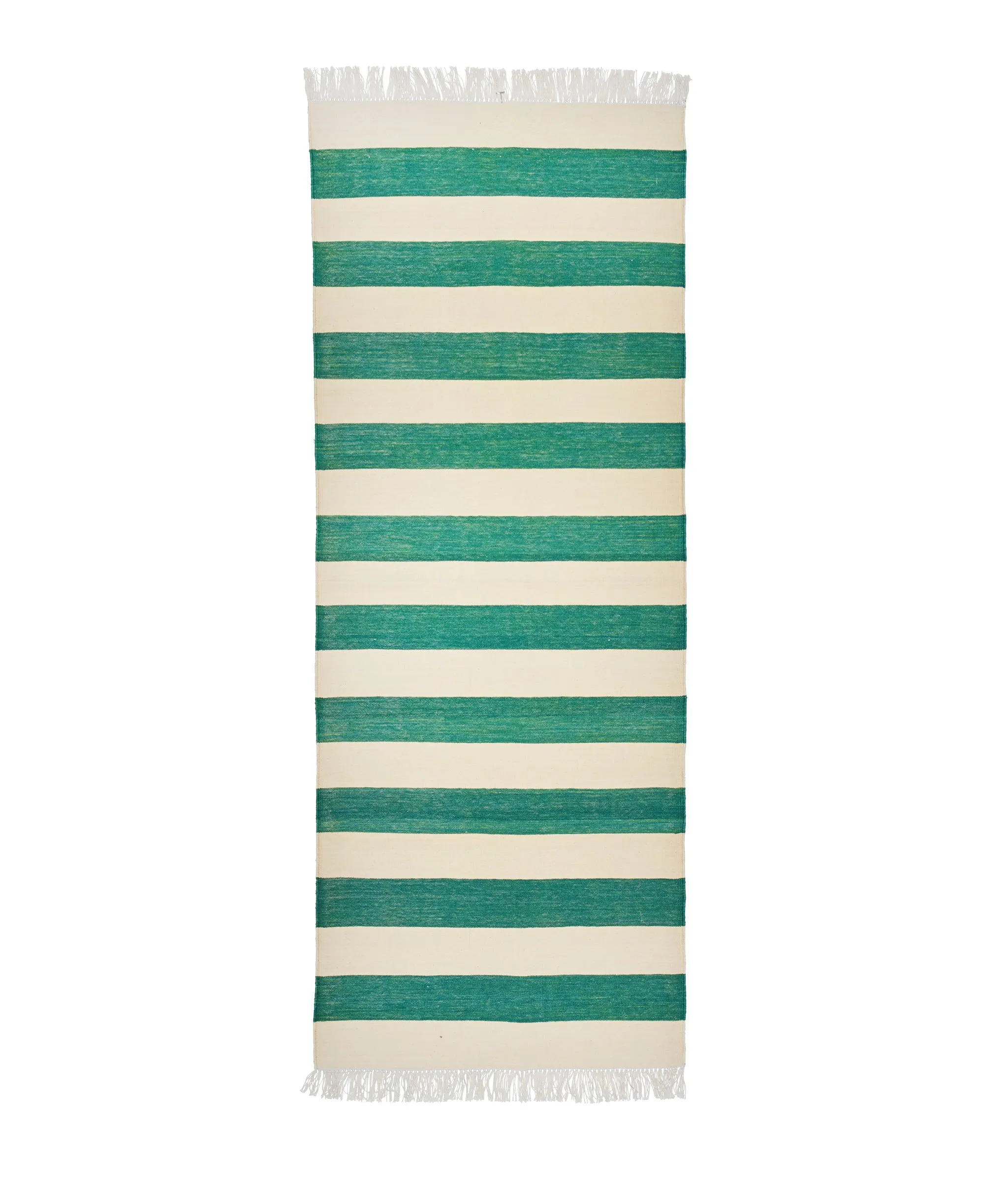 Rugby Stripe Runner in Ivy