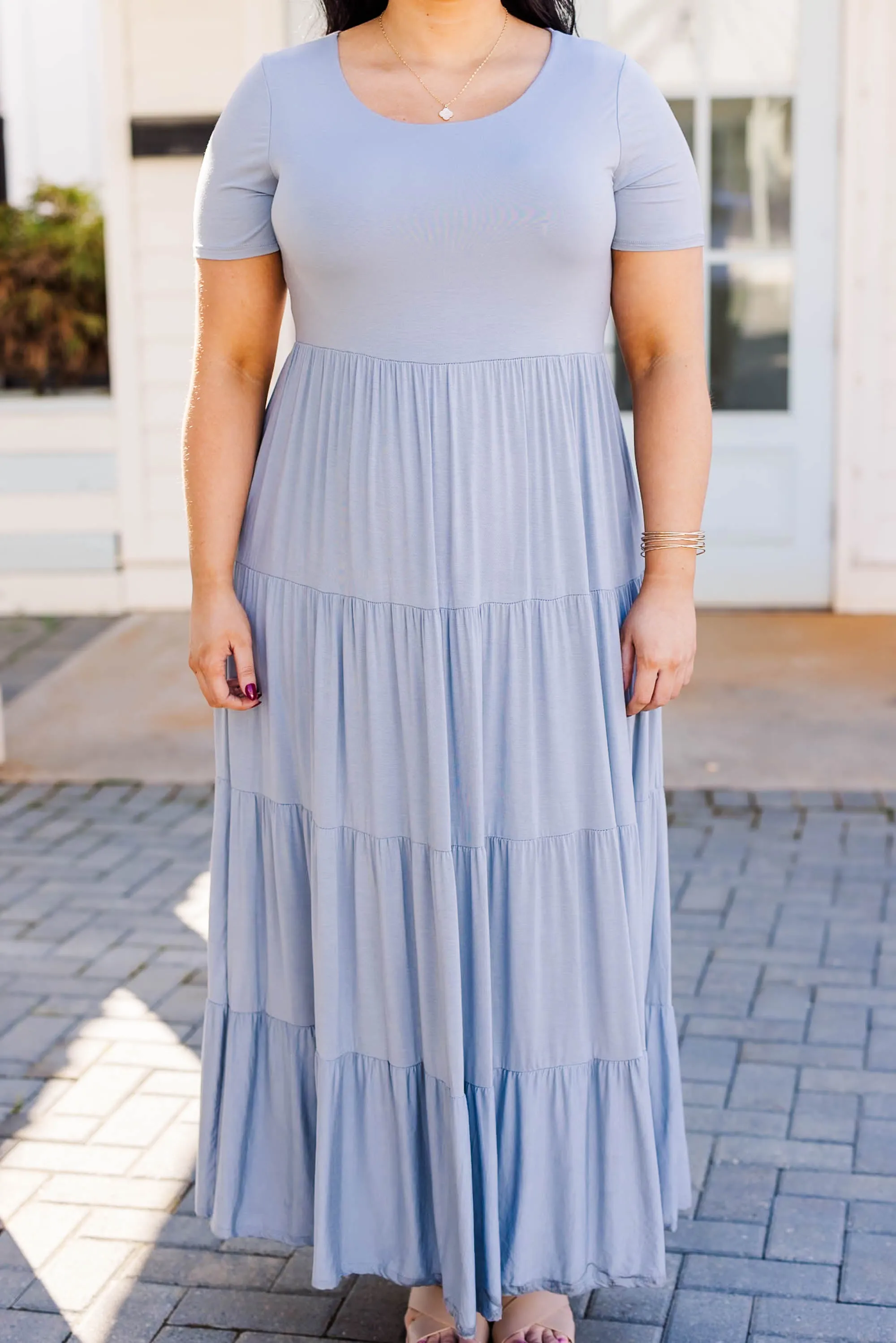 Saltwater Sunrise Dress, Gray