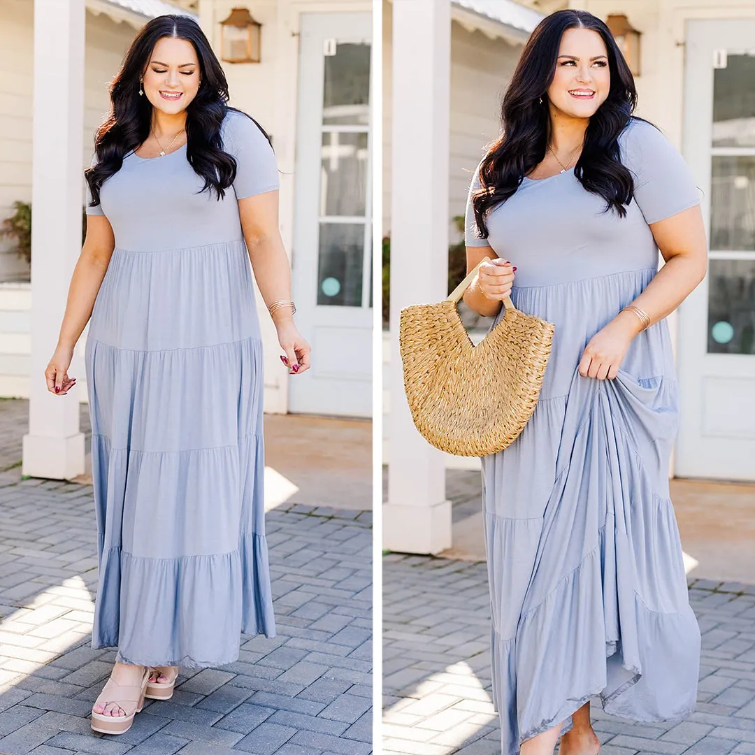 Saltwater Sunrise Dress, Gray