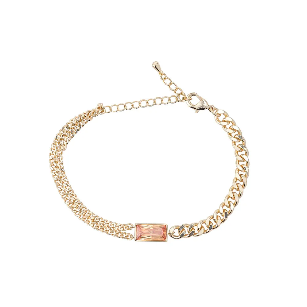 Sariyah Champagne Bracelet- Knight & Day Jewellery