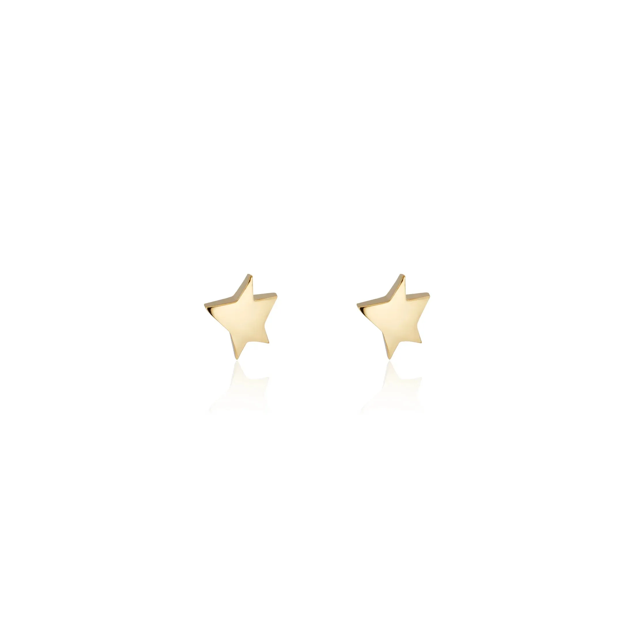 Serena Van Rensselaer Jewelry - Earrings - toile Mini Star Posts (14k Yellow Gold) #LPP1g