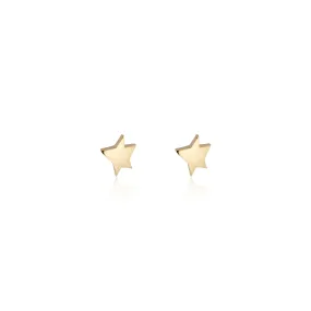 Serena Van Rensselaer Jewelry - Earrings - toile Mini Star Posts (14k Yellow Gold) #LPP1g