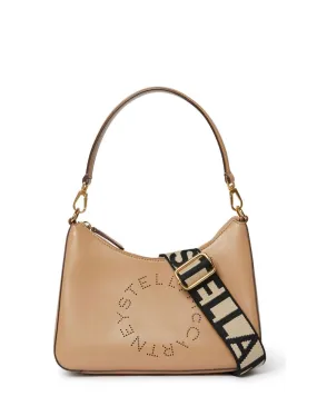 Small Logo Shoulder Bag in Sand