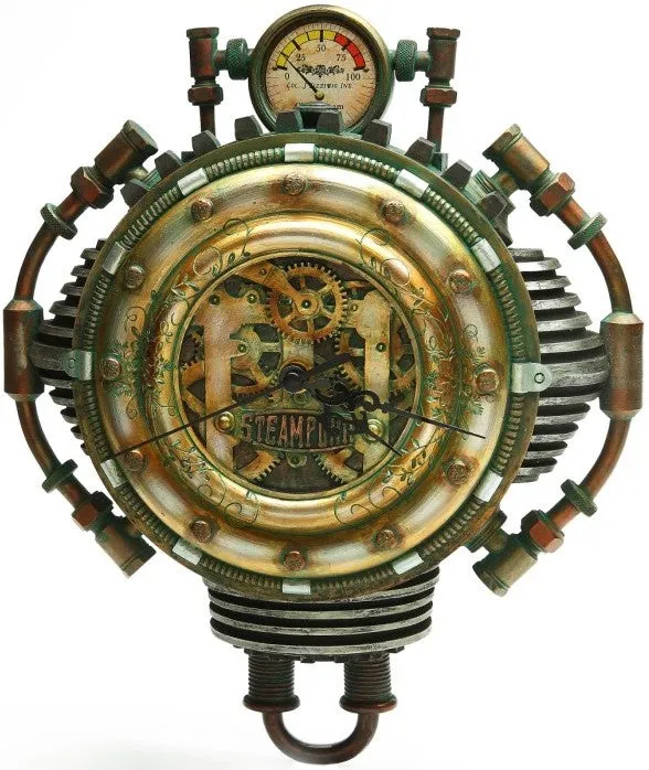 Steampunk Wall Clock