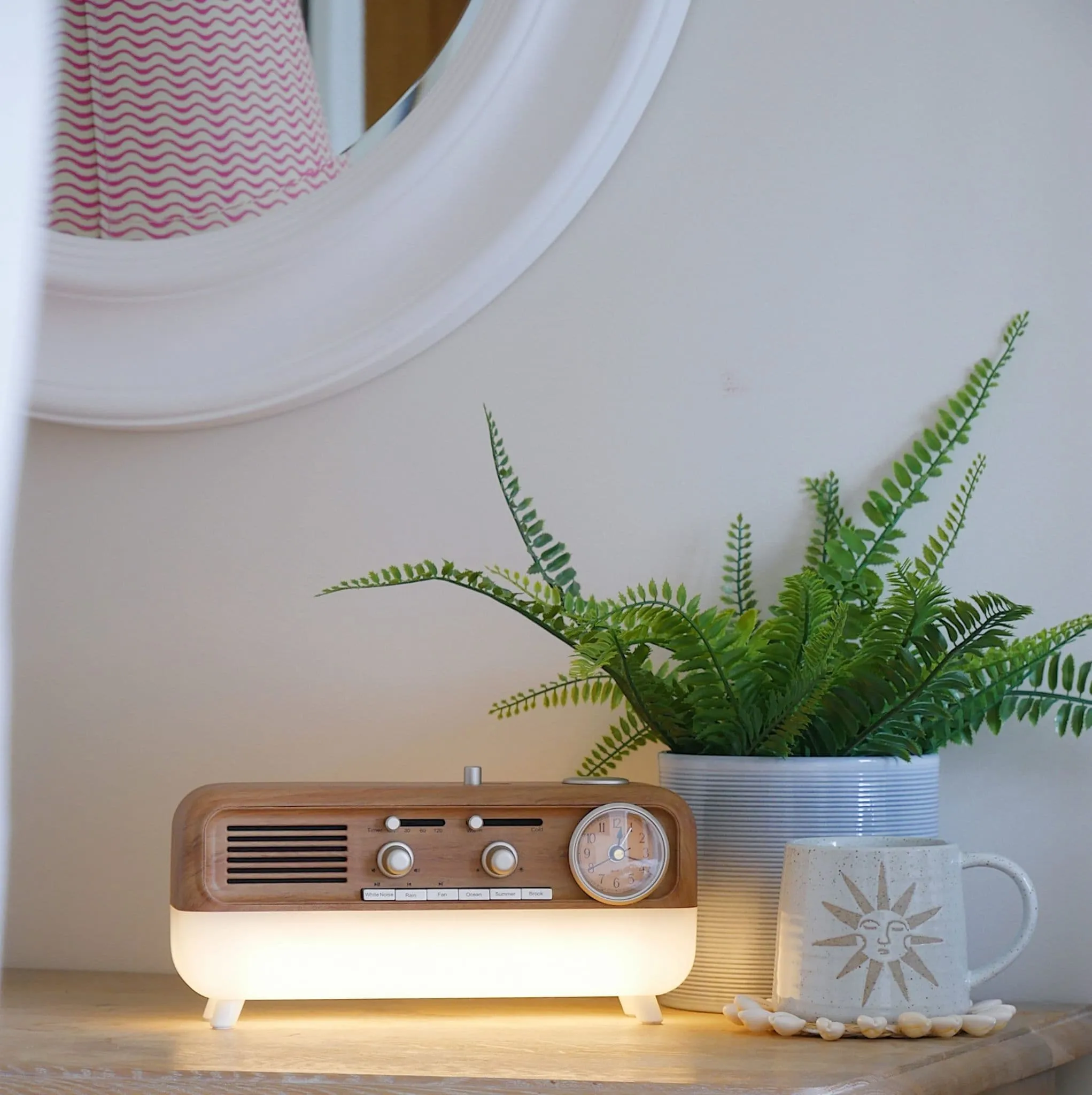 Steepletone Calm Alarm Clock- Speaker And Bedside Light