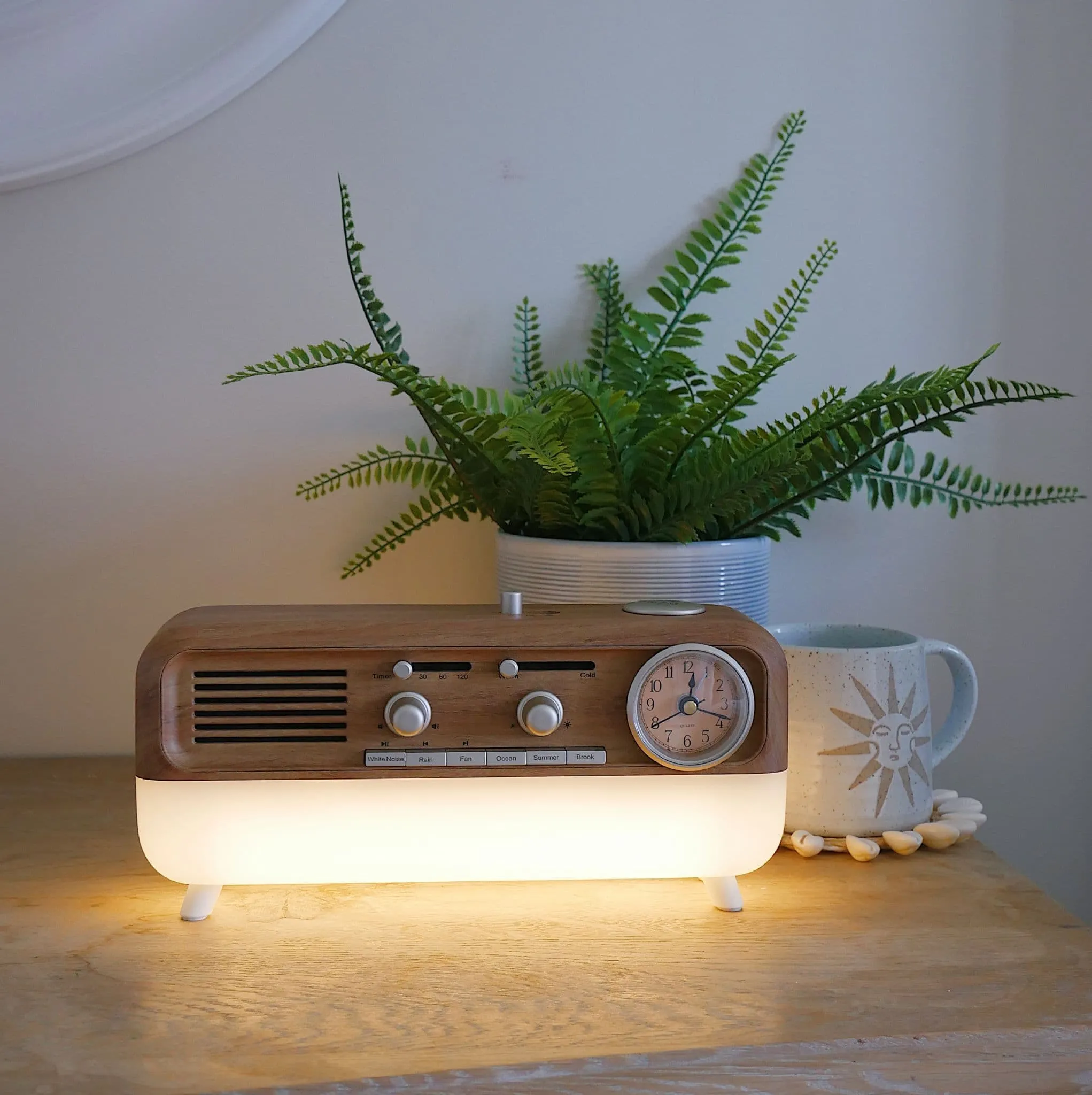 Steepletone Calm Alarm Clock- Speaker And Bedside Light