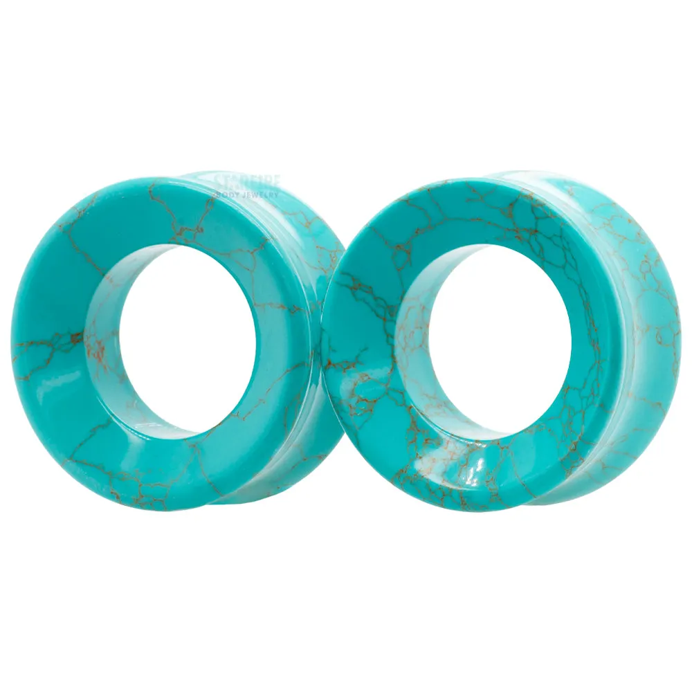 Stone Eyelets - Turquoise