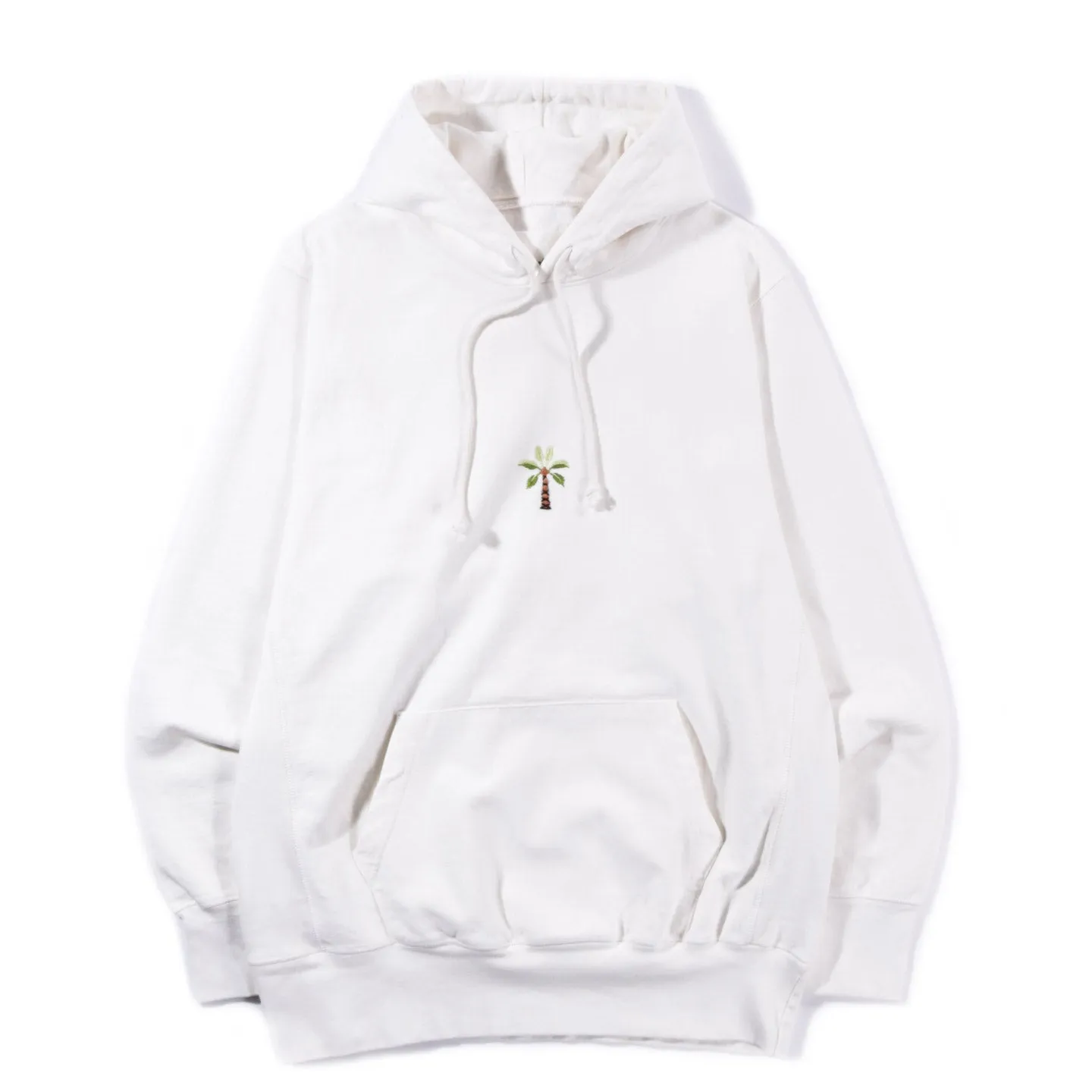 STORY MFG. BLOOM HOODED SWEAT LITTLE PALM ECRU