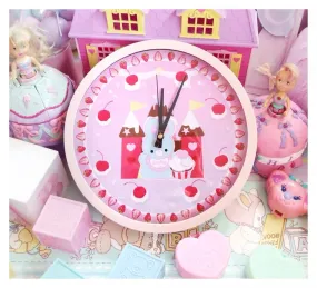 Strawberry rabbit clock