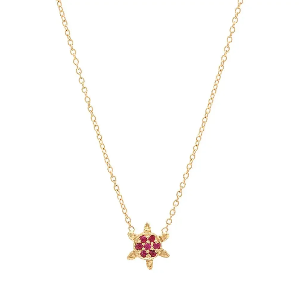 Sunshine Ruby Necklace