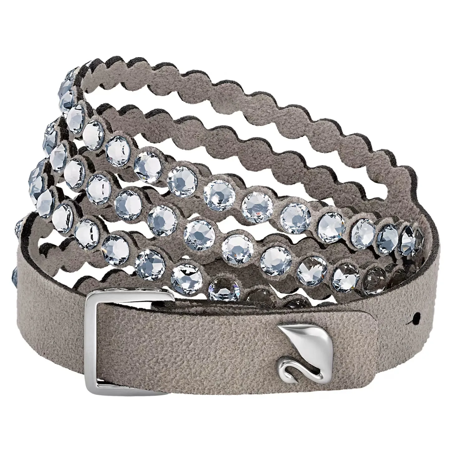 Swarovski Power Collection POWER Slake Bracelet, Gray, Rhodium plated -5511698