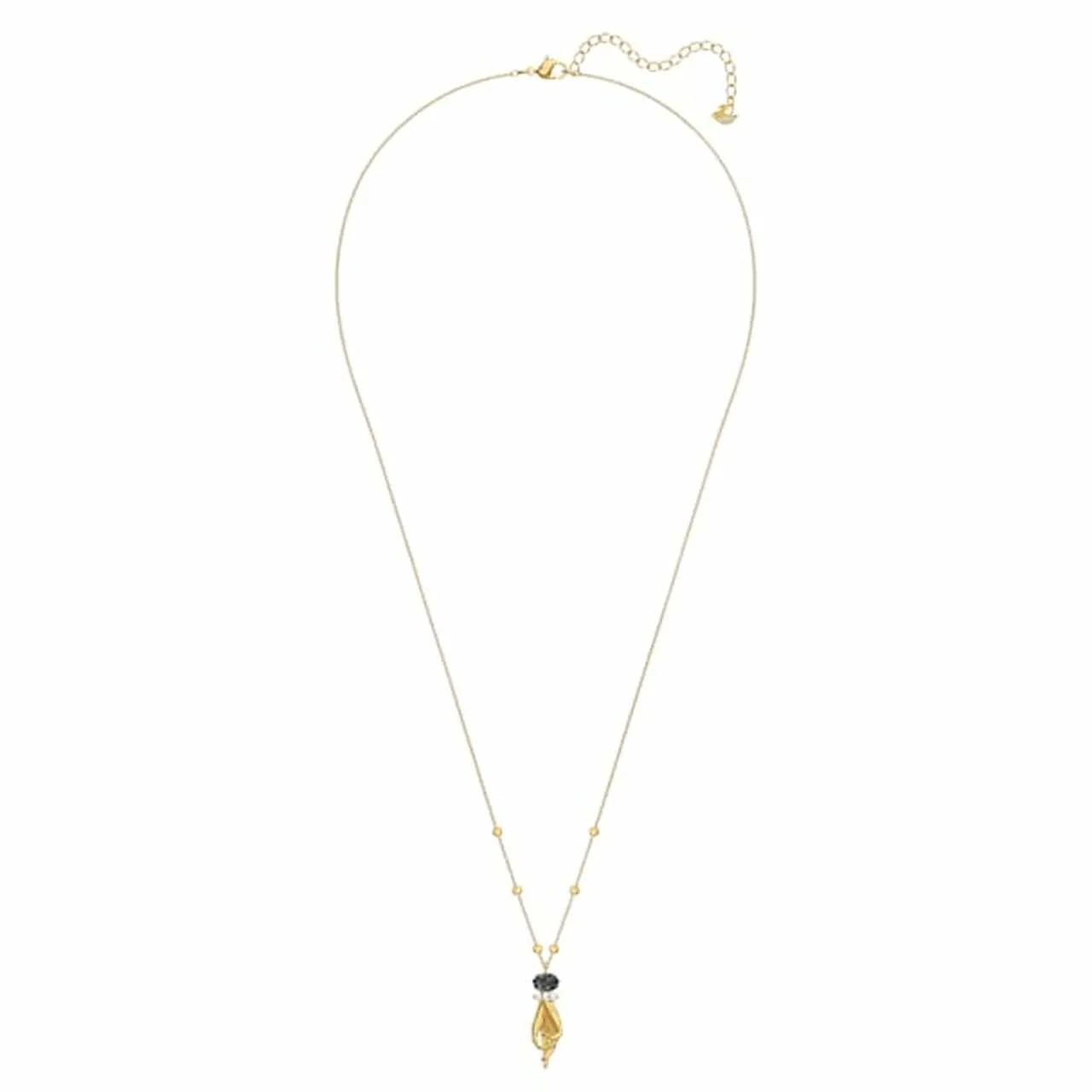 Swarovski Tarot Magic Hand Pendant, Gray, Gold-tone plated -5490909