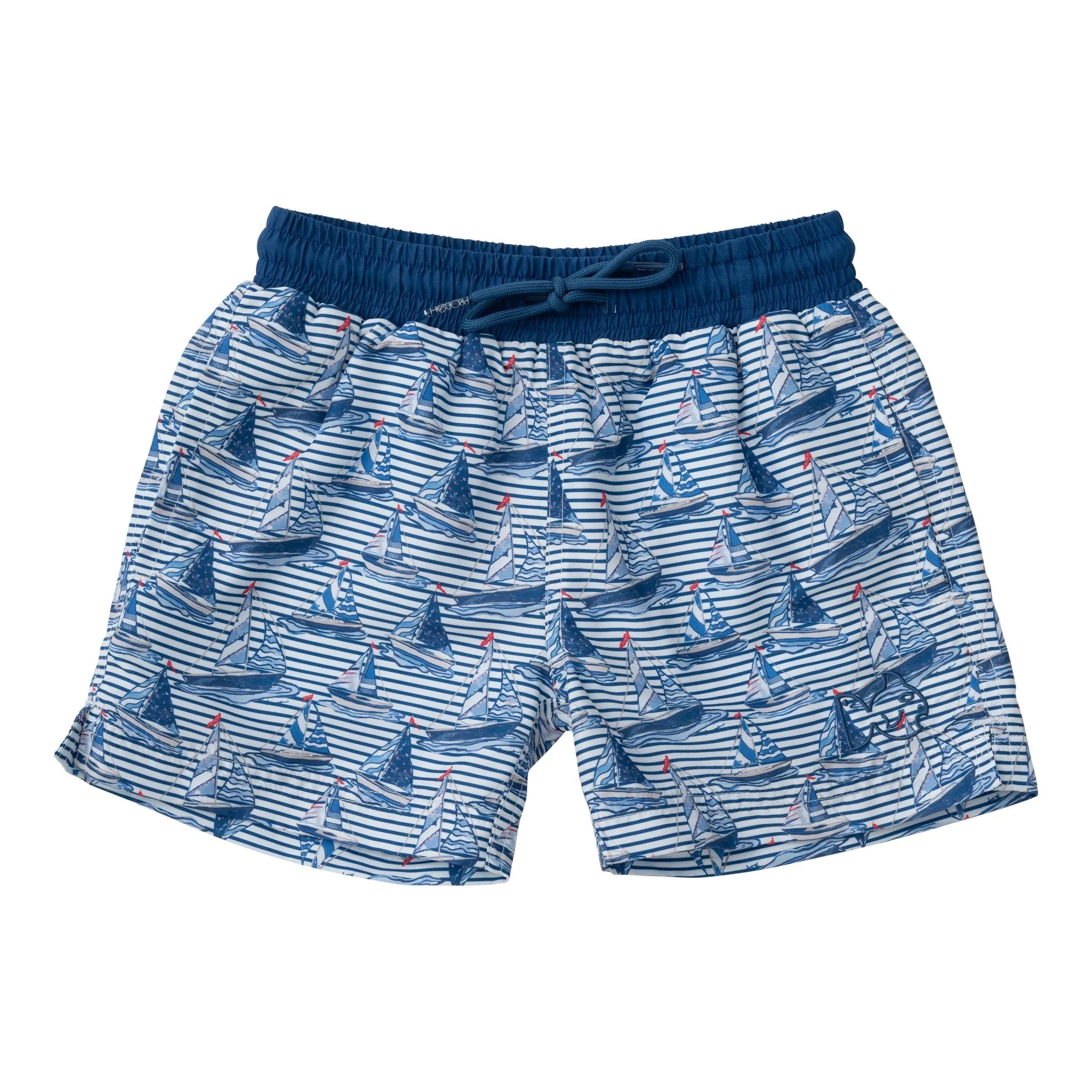 Swim Trunks - Sailboat Stripe