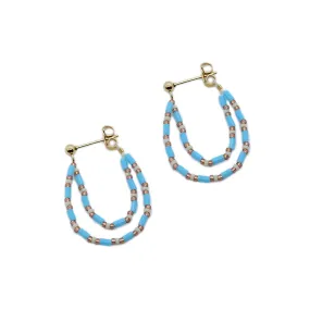 Swoop Earring / Turquoise