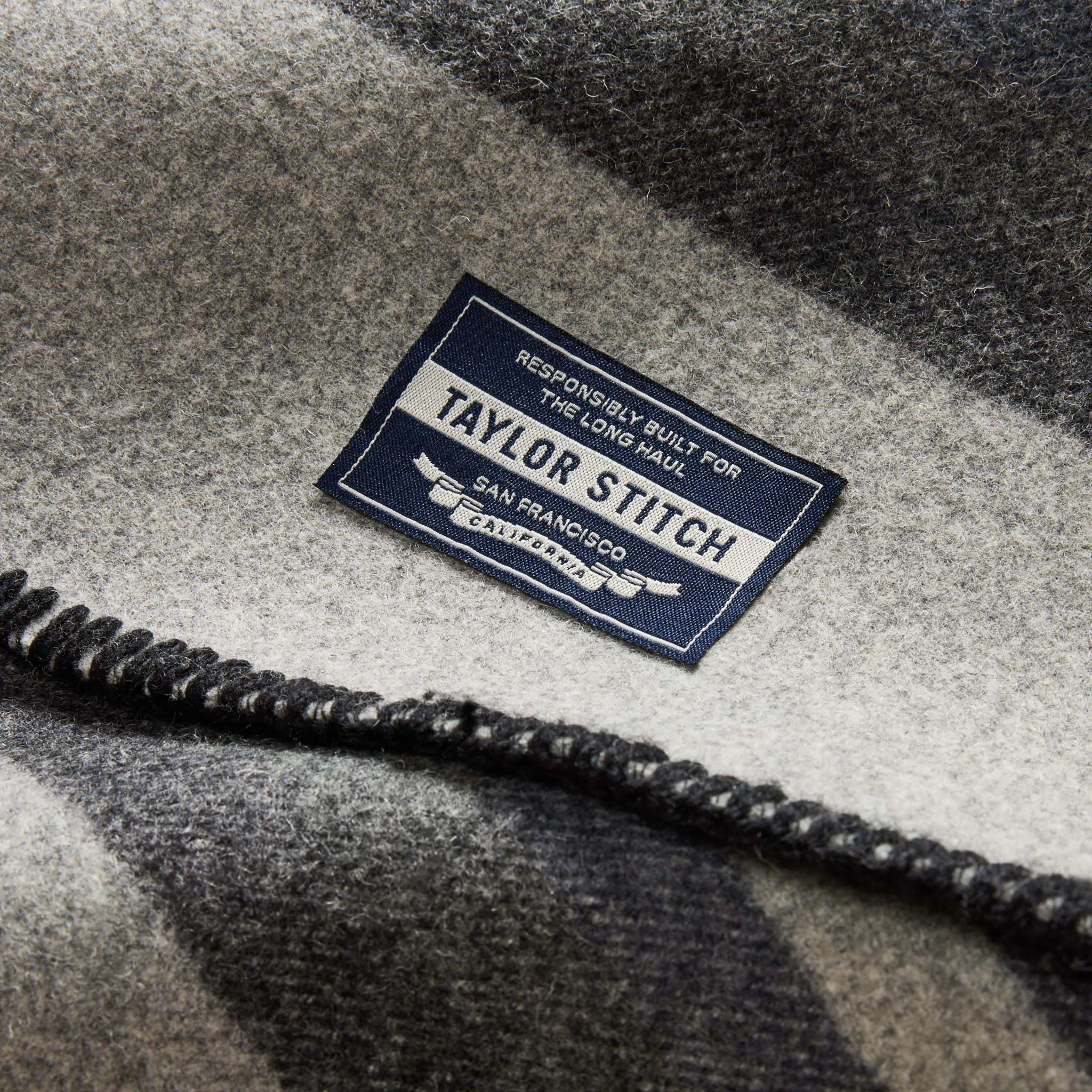 The Wool Blanket in Bay Stripe