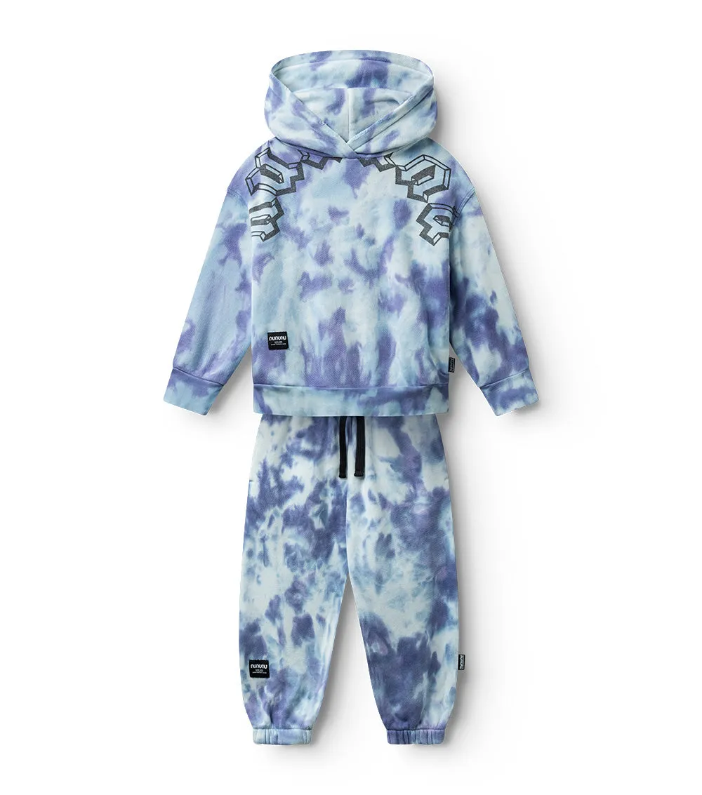 tie dye hooded set