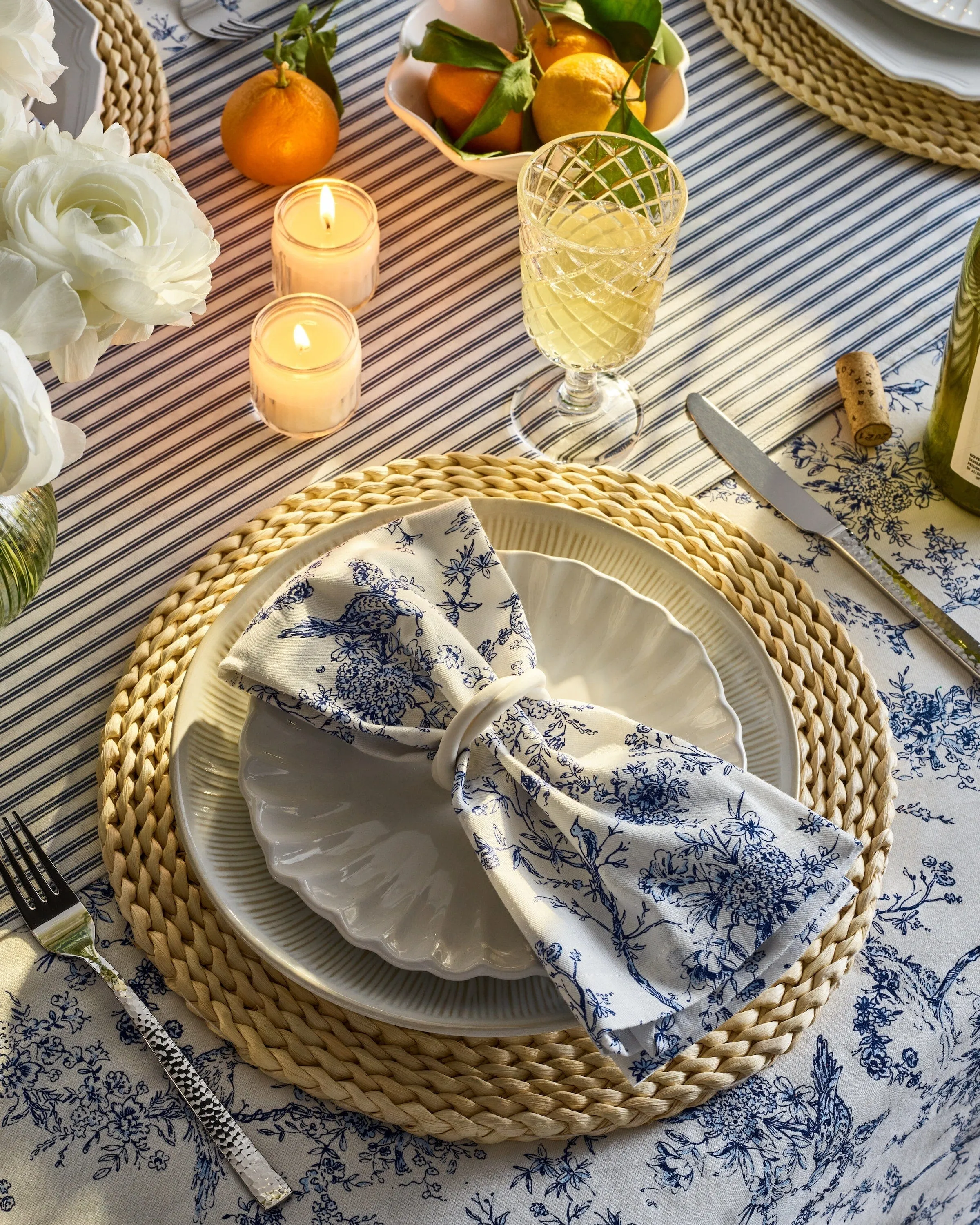 Timeless Toile Table Linen