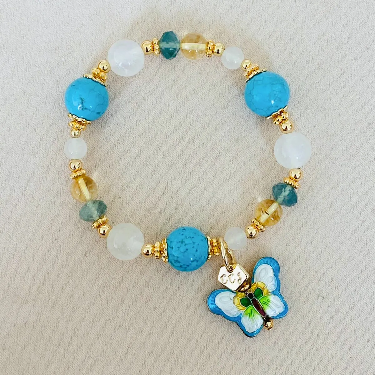 Turquoise Butterfly Bracelet