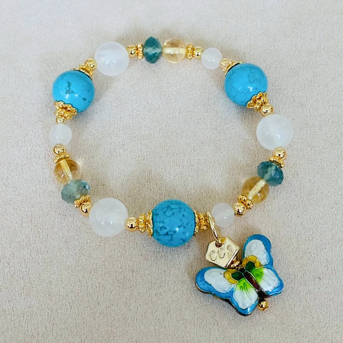 Turquoise Butterfly Bracelet