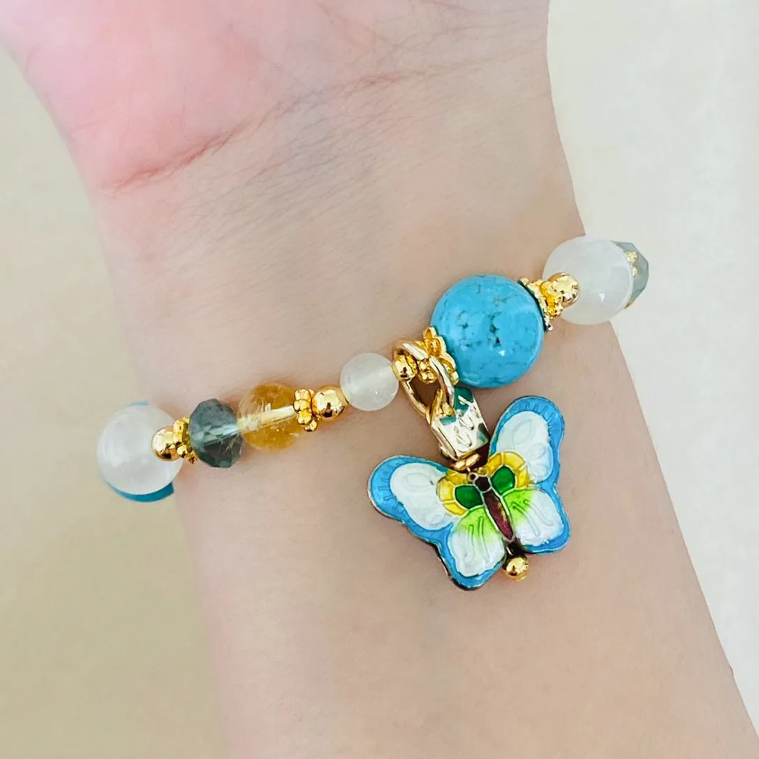 Turquoise Butterfly Bracelet