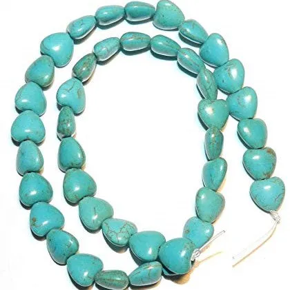 Turquoise Magnesite Heart 12mm