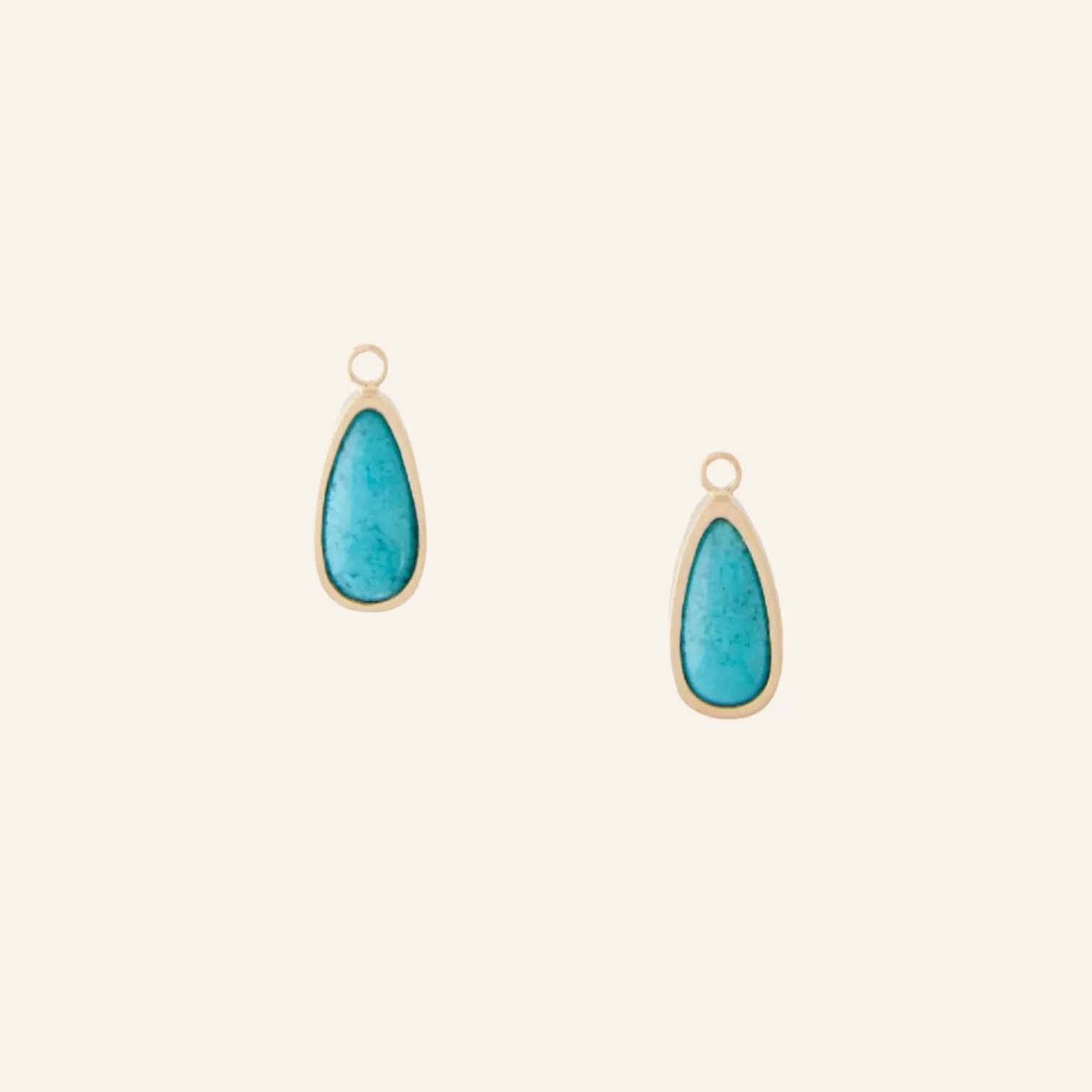 Turquoise Teardrop Earring Drops