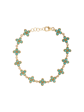 Turquoise tennis bracelet