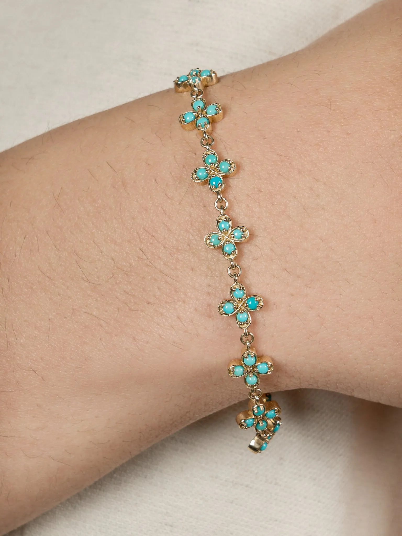 Turquoise tennis bracelet