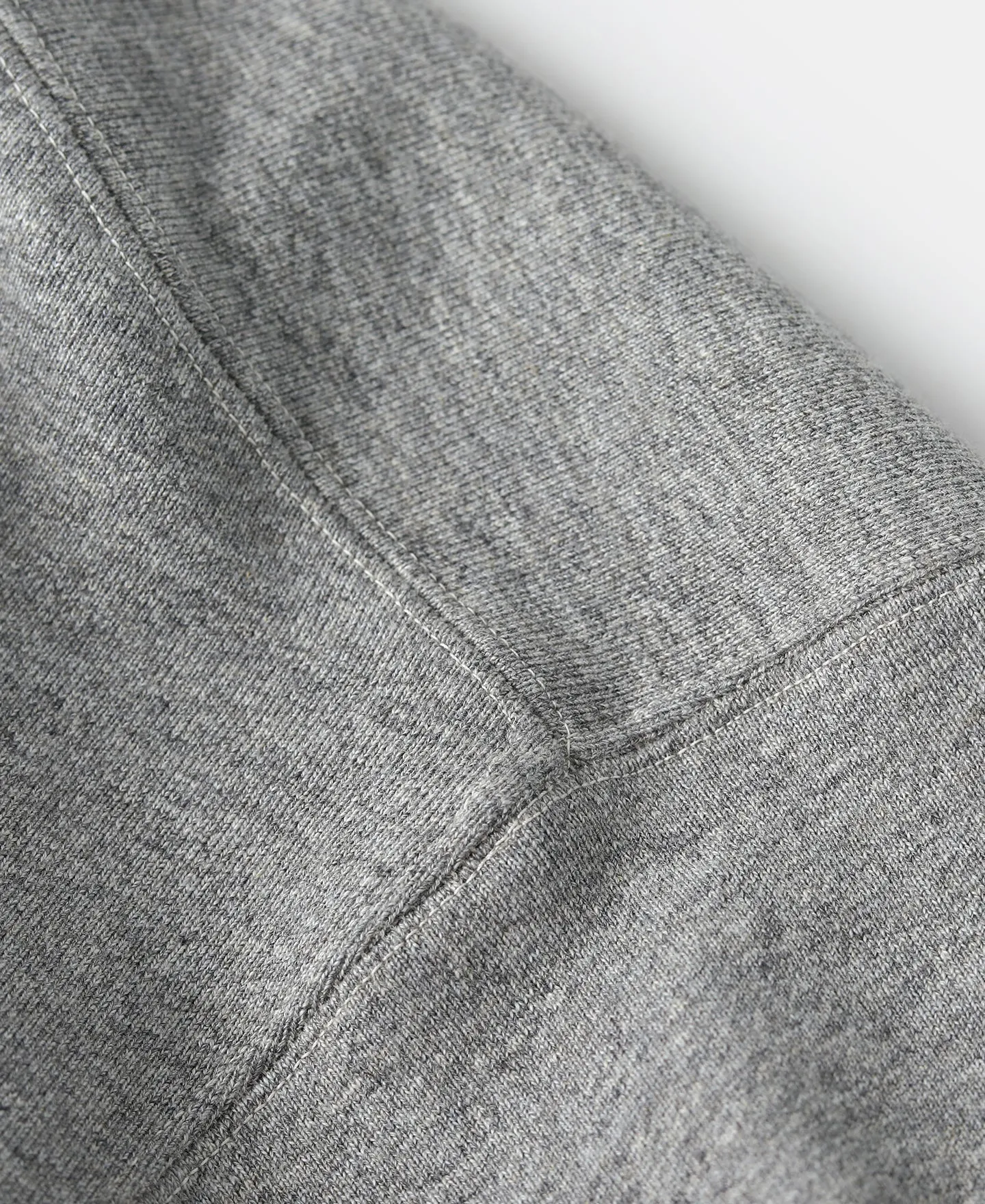 Two-Tone Double V Gusset Hooded Sweatshirt