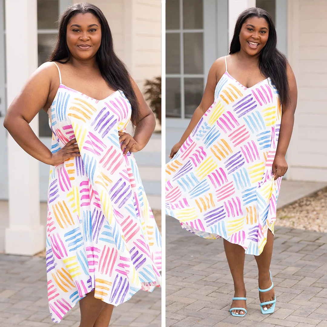 Under The Sun Dress, Ivory Multi