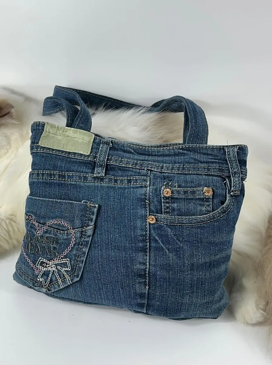 Upcycled/Reworked Denim Bags