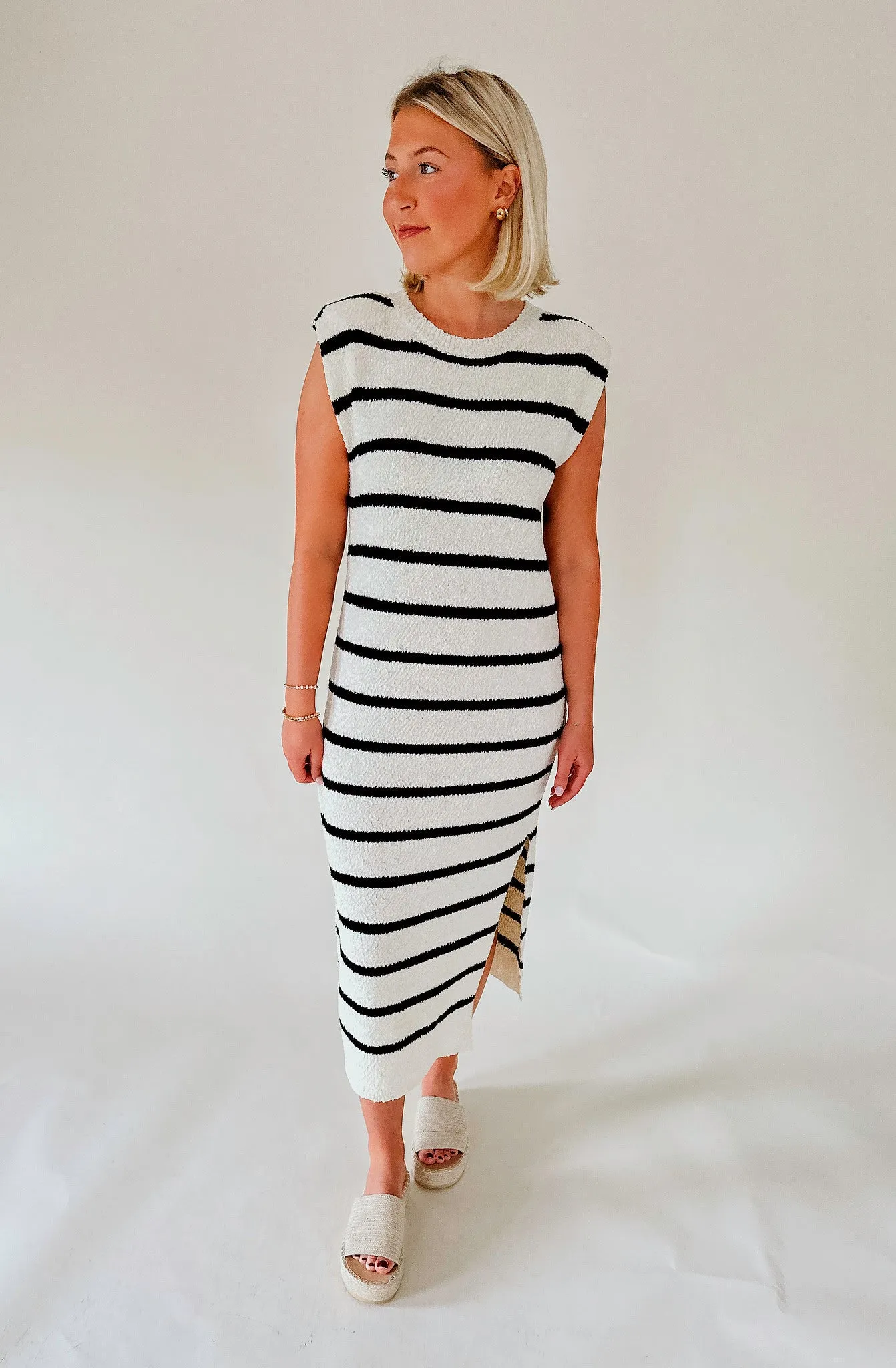 WEEKENDING STRIPED DRESS