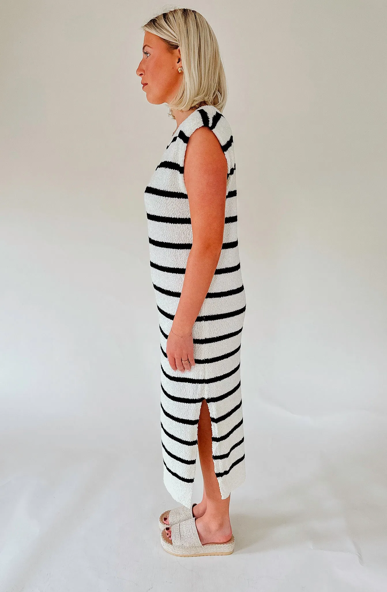 WEEKENDING STRIPED DRESS