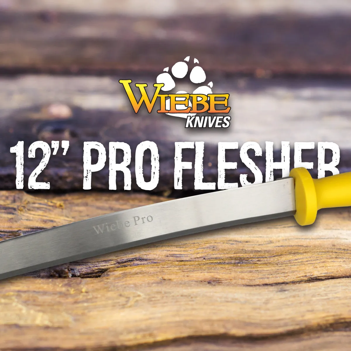 Wiebe 12 Pro Double Handle Fleshing Knife